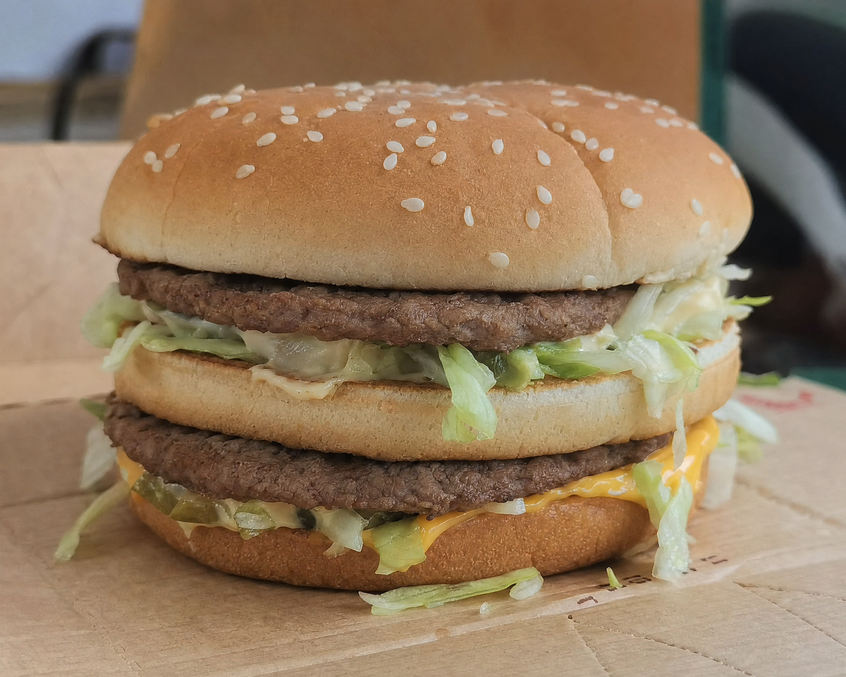 Ultra-processed food is easy to eat quickly.